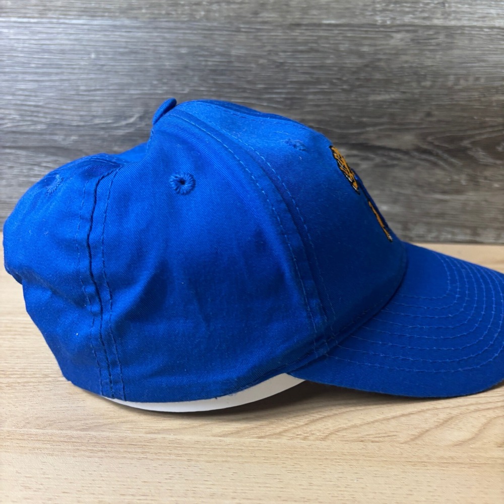 Kentucky Wildcats Hat Cap Strap Back Blue Embroidered Basketball Vintage Logo - Picture 6 of 10
